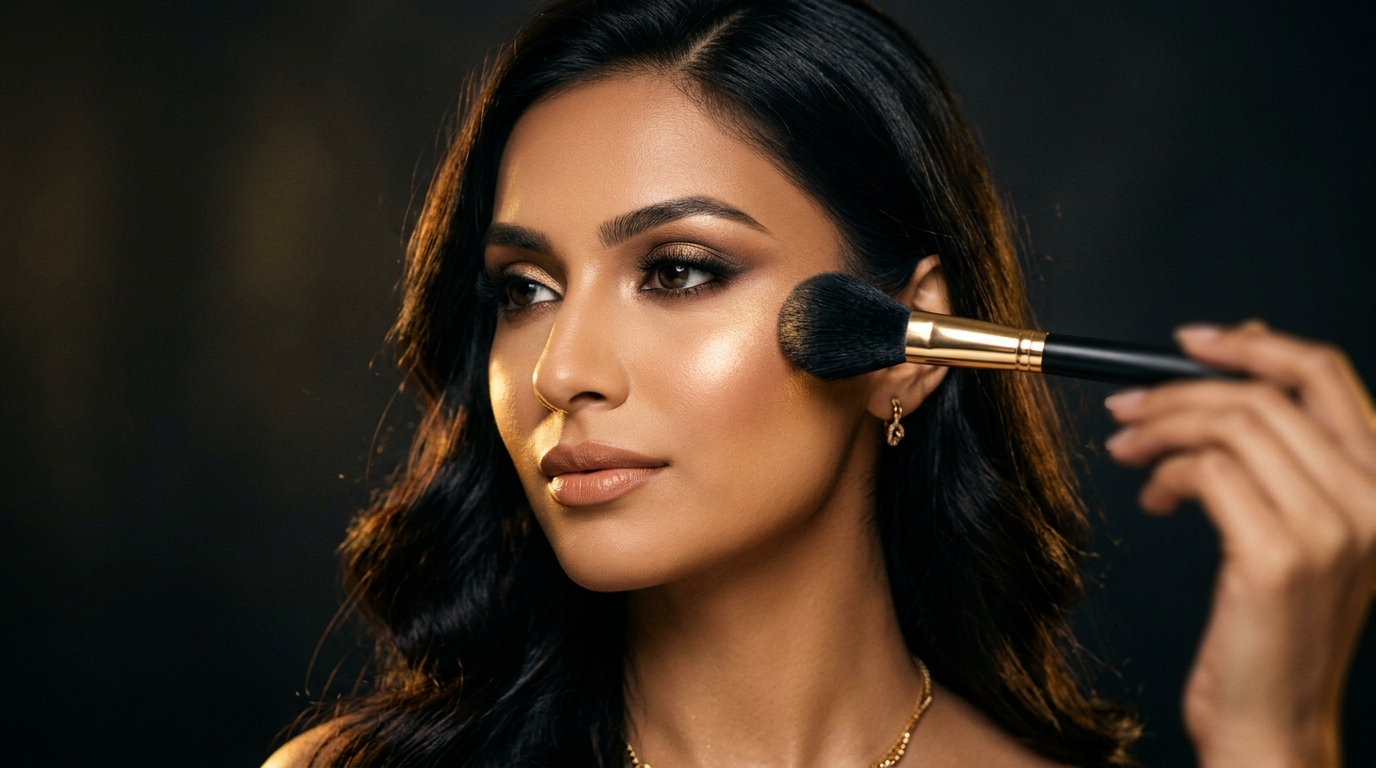Luxury Indian Makeup Editorial at Minu's Beauty World