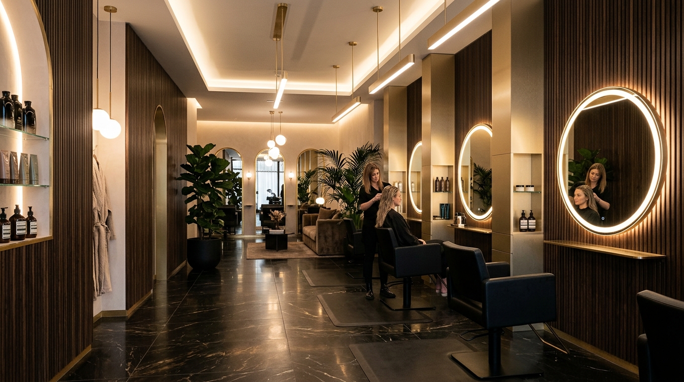 Interior Architecture of Minu's Beauty World Panchkula